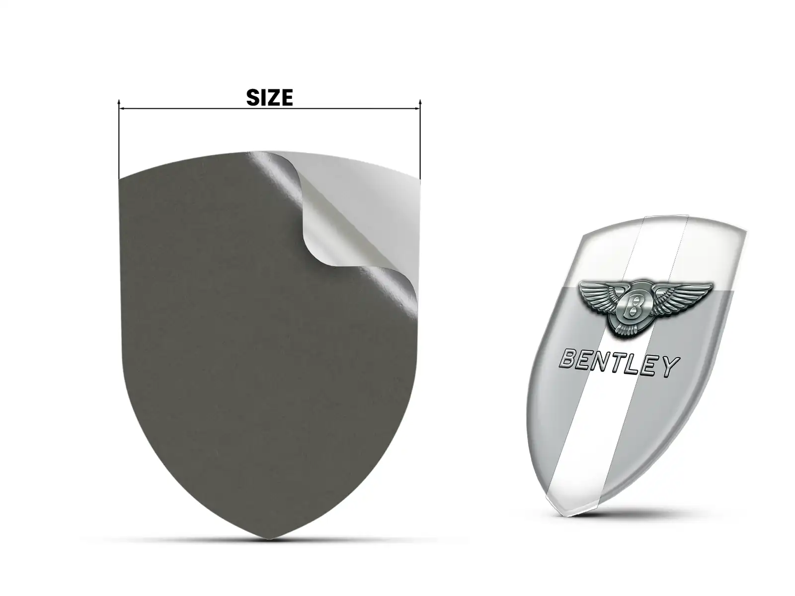 Bentley Pegatina Con Relieve Máximo Estilo Pro Rendimiento